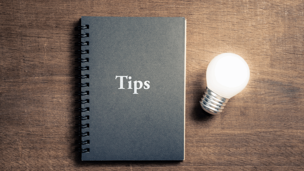 tips ノートと豆電球